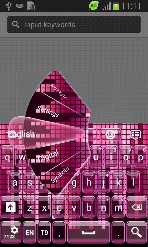 Digital Pink Keyboard-release
