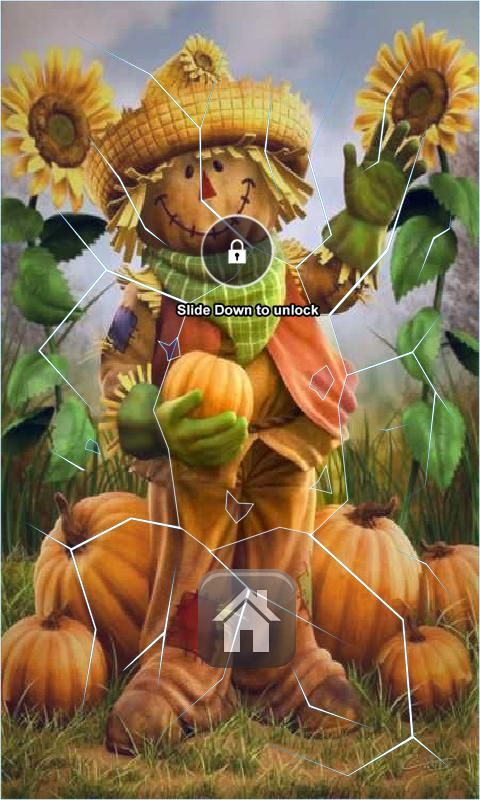 Cute Scarecrow Lock Screen