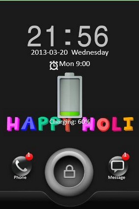 Happy Holi GO Locker Theme