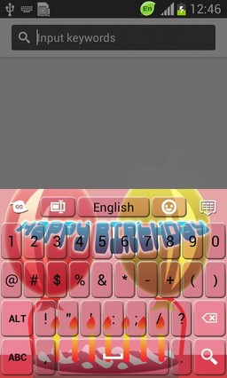 Pink Birthday Keyboard