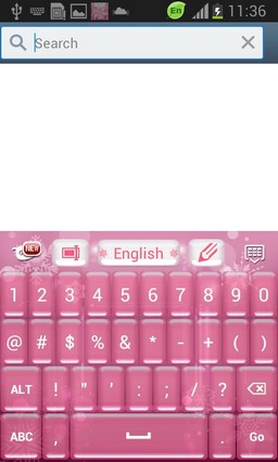 Pink Christmas GO Keyboard