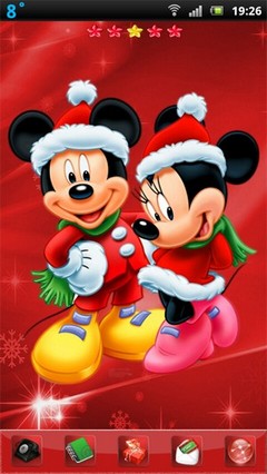 Phoneky Christmas Mickey Minnie Android Themes