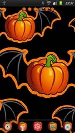 Halloween Pumpkin The Go Launcher Theme