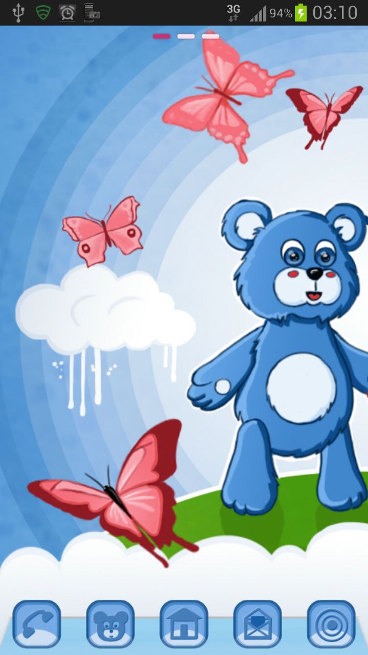 GO Launcher Theme Teddy Bears-1
