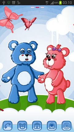 GO Launcher Theme Teddy Bears-1
