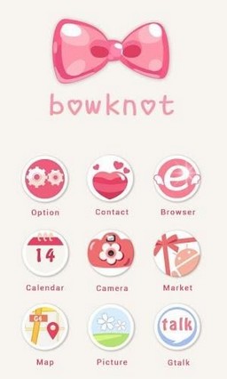 360 Mobile Themes Bowknot