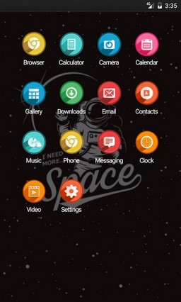 I need more space Apex Launcher Theme