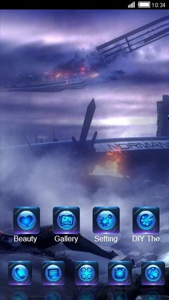 Mass Effect Ruins CLauncher Theme