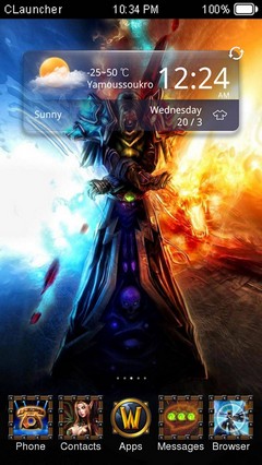 World of Warcraft CLauncher Theme