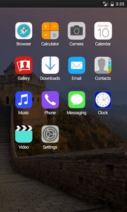 Great wall of china Apex Launcher Theme