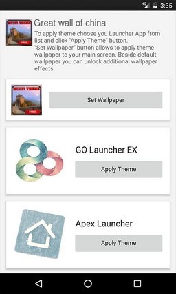 Great wall of china Apex Launcher Theme