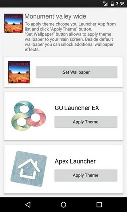 Monument valley wide ADW Launcher Theme