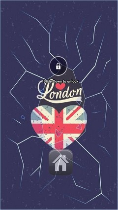 London Love Lock Screen