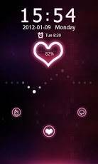 Red heart theme