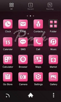 Pink GO Launcher Theme