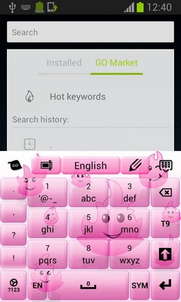 Keyboard Pink Flame-release