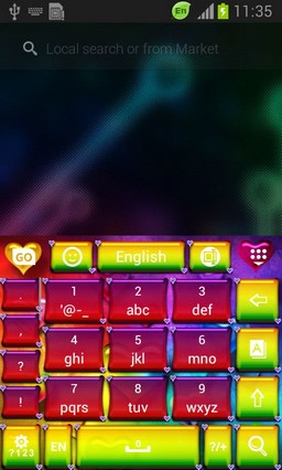 Rainbow Love Keyboard