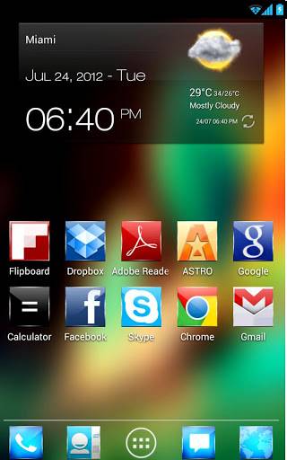 Jelly Bean HD Theme (for ANY Launcher+ Pack GOWidget skin + Golockscreen)