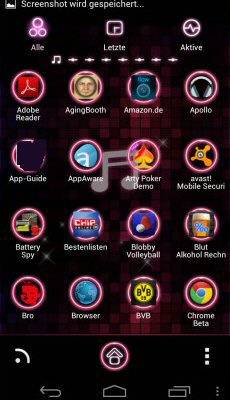 Pink Music Go Launcher Theme
