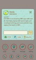 GO SMS Theme FlowerDaily