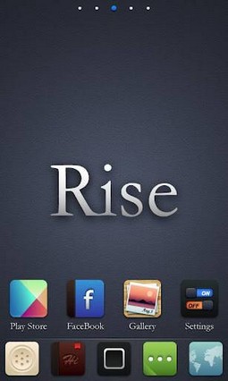 Rise GO LauncherEX Theme v1.0