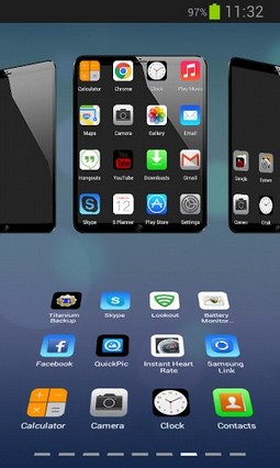 Next Launcher iOS7 iPhone