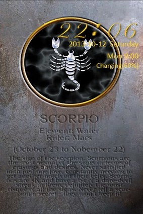 Scorpio Zodiac Go Locker