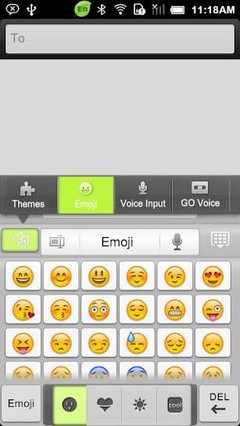 Go keyboard Emoji plugin