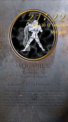 Aquarius Zodiac Go Locker
