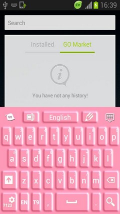 Keypad Color Pink Stretch