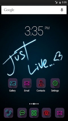 Just live love GO Launcher Theme