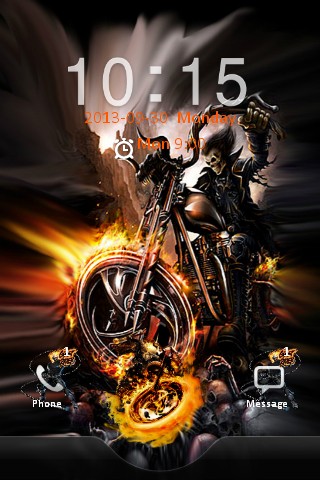 Ghost Rider Bike Locker