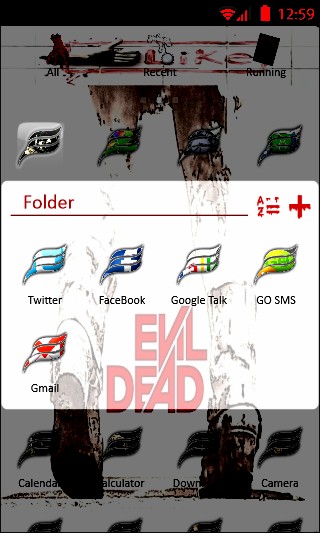 Evil Dead Go Launcher Theme