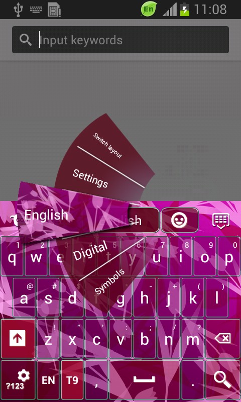 Pink Tulip Keyboard