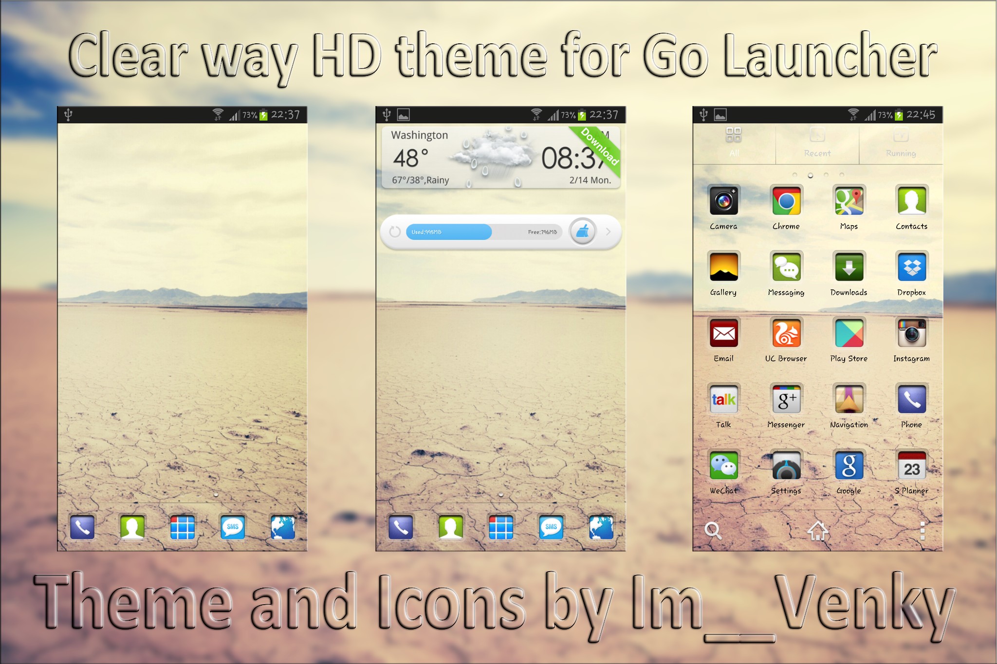 Clear way HD theme by Im Venky