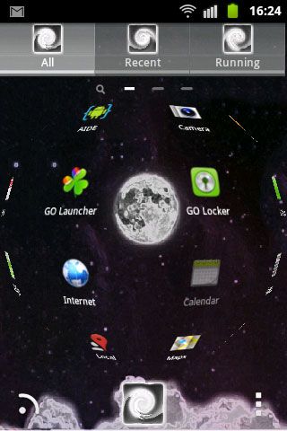 GO Launcher Cosmic Sky Theme-1