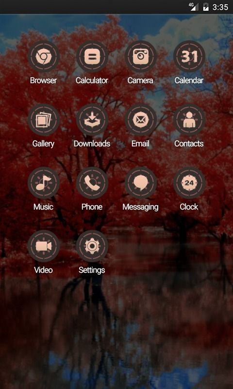 As in fairy tales Apex Launcher Theme