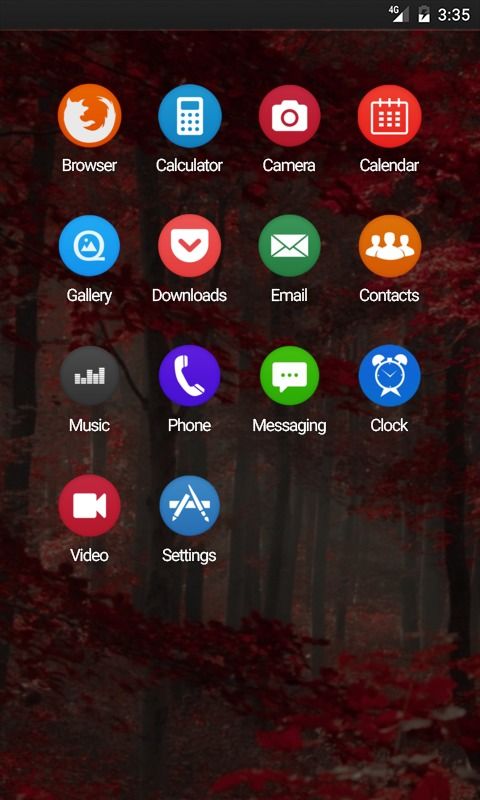 Enchanted forest ADW Launcher Theme