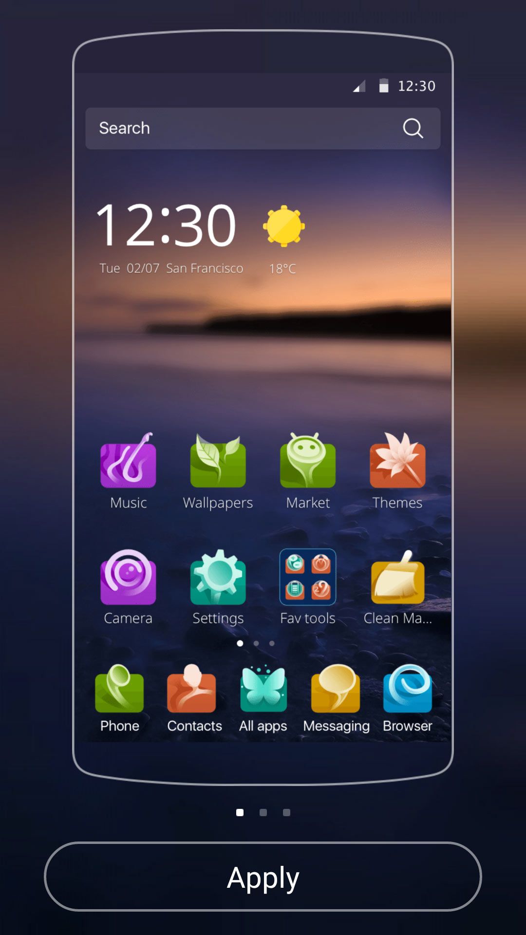 Alive Android Theme