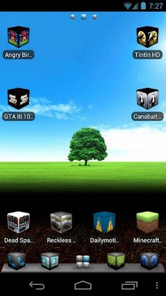 Cube 4 GO Launcher EX Theme 1.9