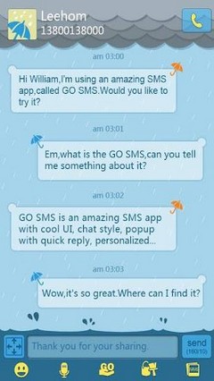 SMS Pro Rainy day Theme