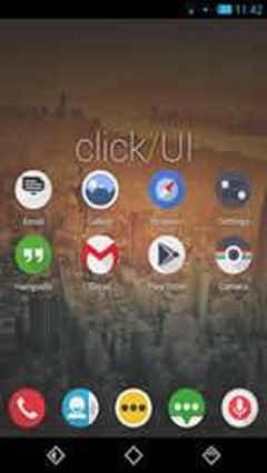 Click Ul theme go launcher