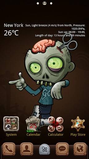 Zombie GO Launcher Theme