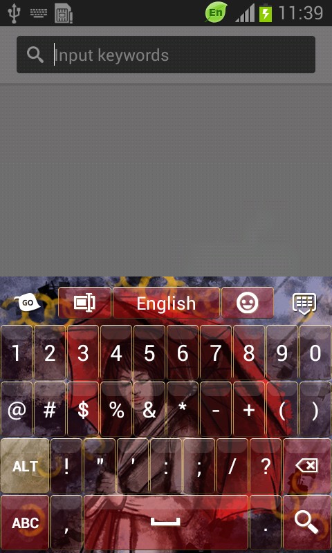 Red Umbrella Keyboard