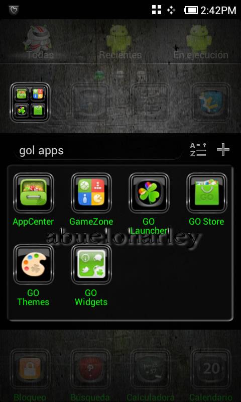 Android Gang Go Launcher ex