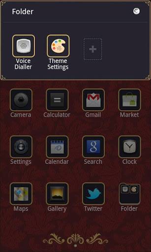 Red Theme GO Launcher EX