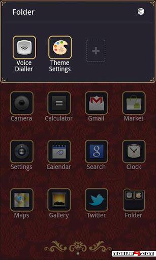 Red Theme GO Launcher EX