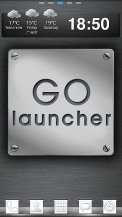 Go Launcher EX Theme Metal