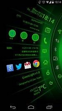 Green Light Toucher Pro Theme