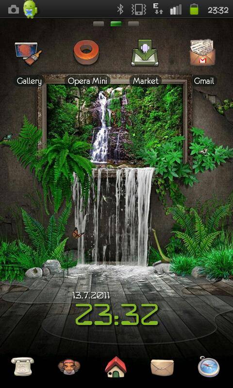 Theme 3D Waterfall